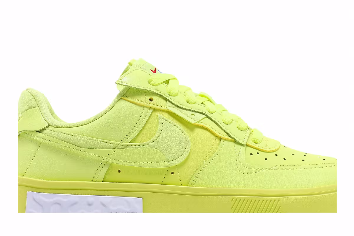 Nike Women's Air Force 1 Fontanka Yellow Strike, view 3
