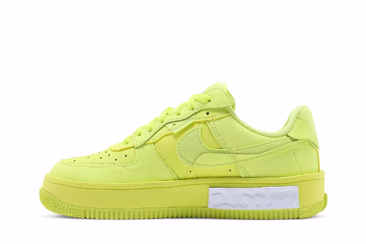 Nike Women's Air Force 1 Fontanka Yellow Strike, view 4