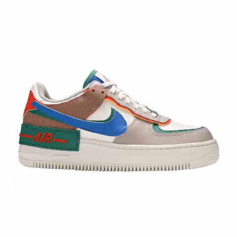 Nike Wmns Air Force 1 Shadow 'Sail Signal Blue Green'