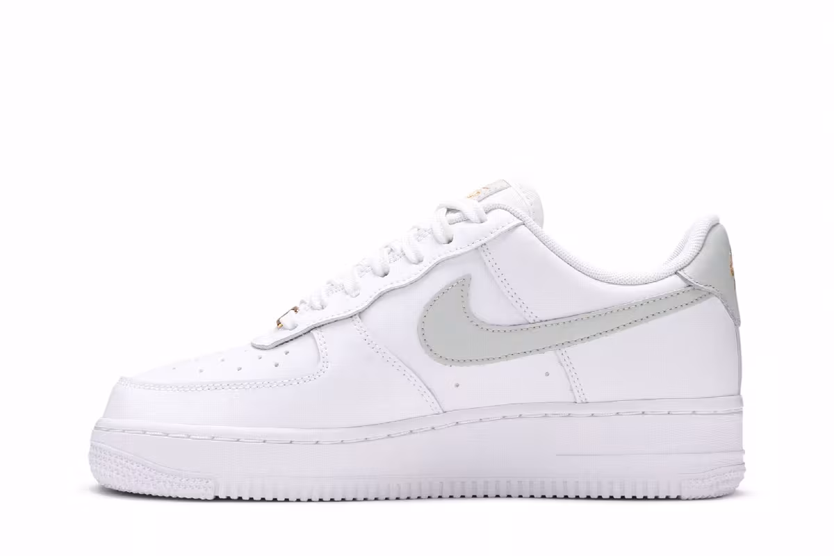 Nike Women's Air Force 1 White Light Silver, view 4