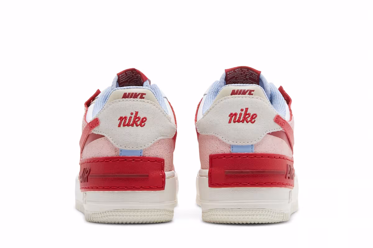 Nike Women's Air Force 1 Shadow Cracked Leather, view 7