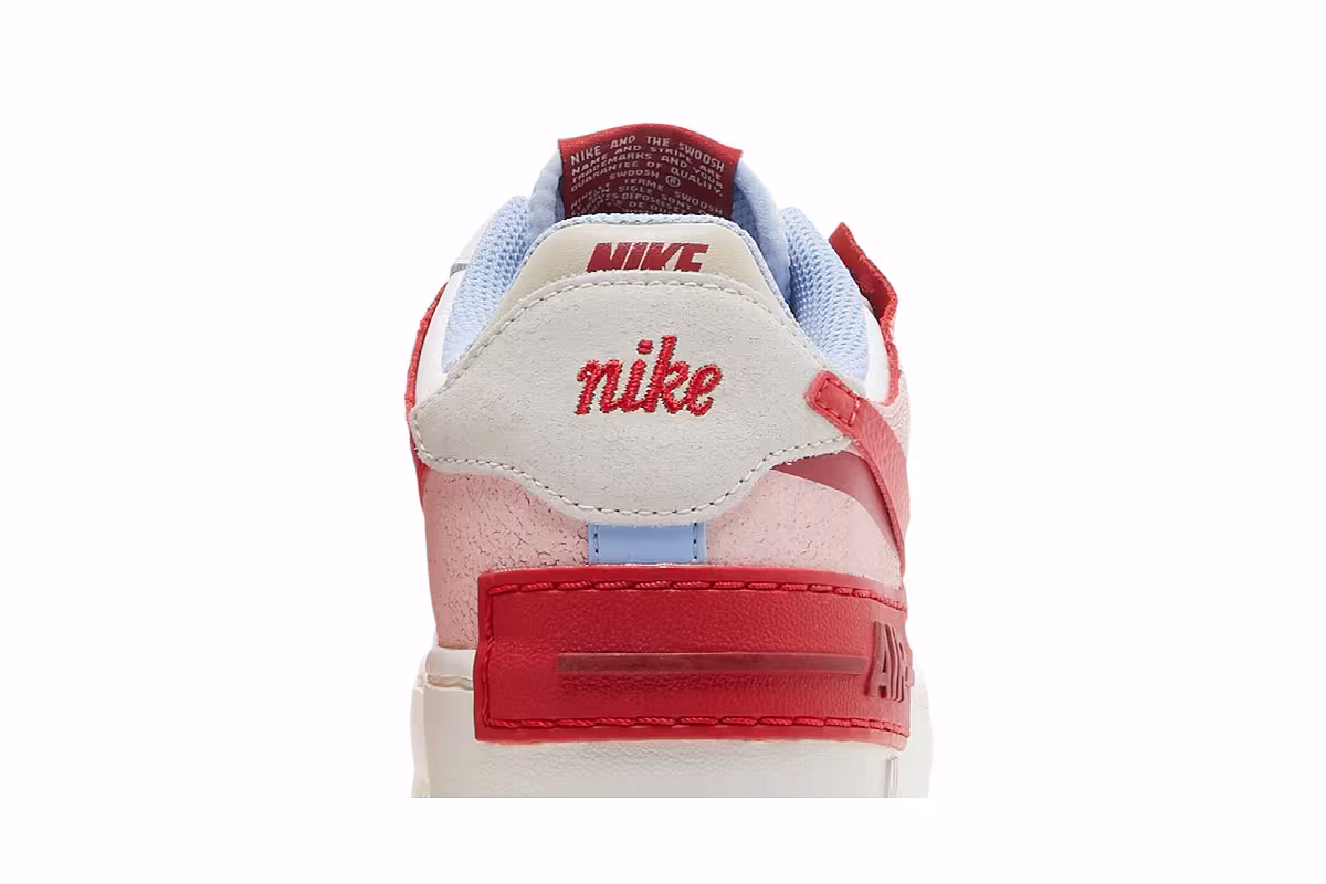 Nike Women's Air Force 1 Shadow Cracked Leather, view 8