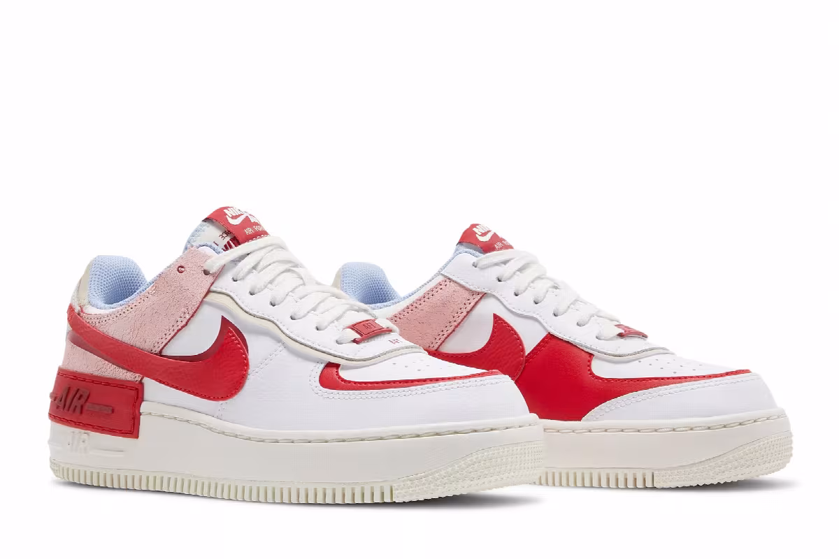 Nike Women's Air Force 1 Shadow Cracked Leather, view 9
