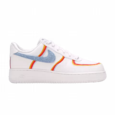 Nike Wmns Air Force 1 Low 'Sail Denim Swoosh'