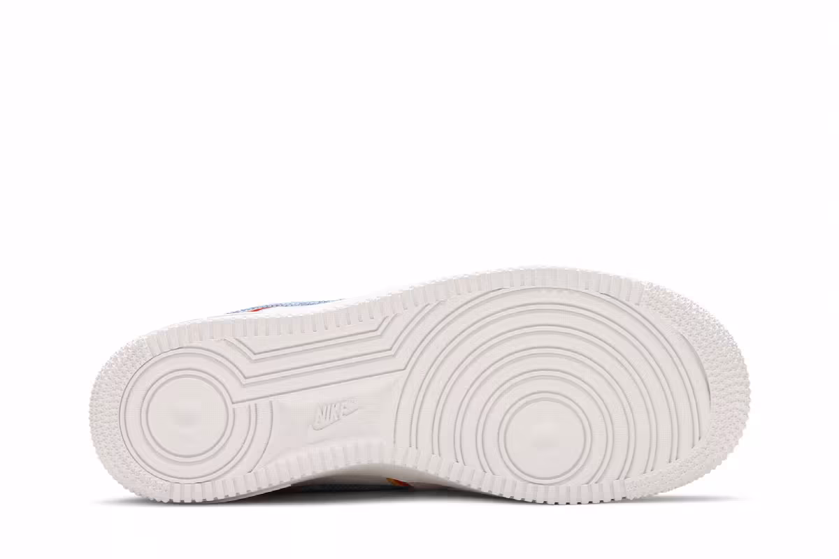 Nike Women's Air Force 1 Low Sail Denim Swoosh, view 5