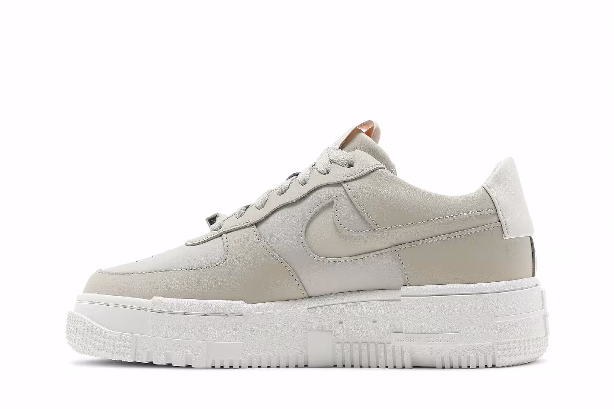 Nike Women's Air Force 1 Pixel Light Stone, view 4