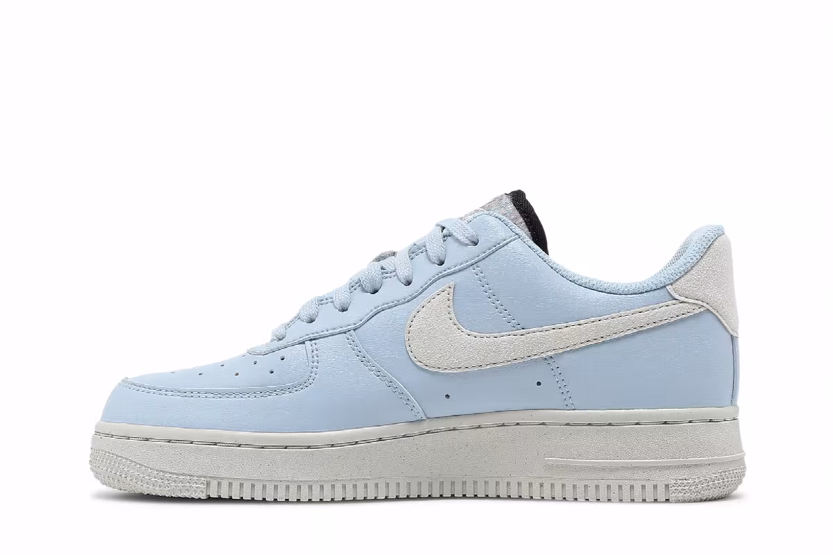Nike Women's Air Force 1 Recycled Wool Pack - Light Armory Blue, view 4