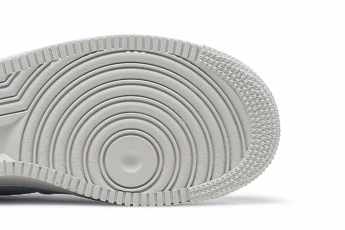 Nike Women's Air Force 1 Recycled Wool Pack - Light Armory Blue, view 6