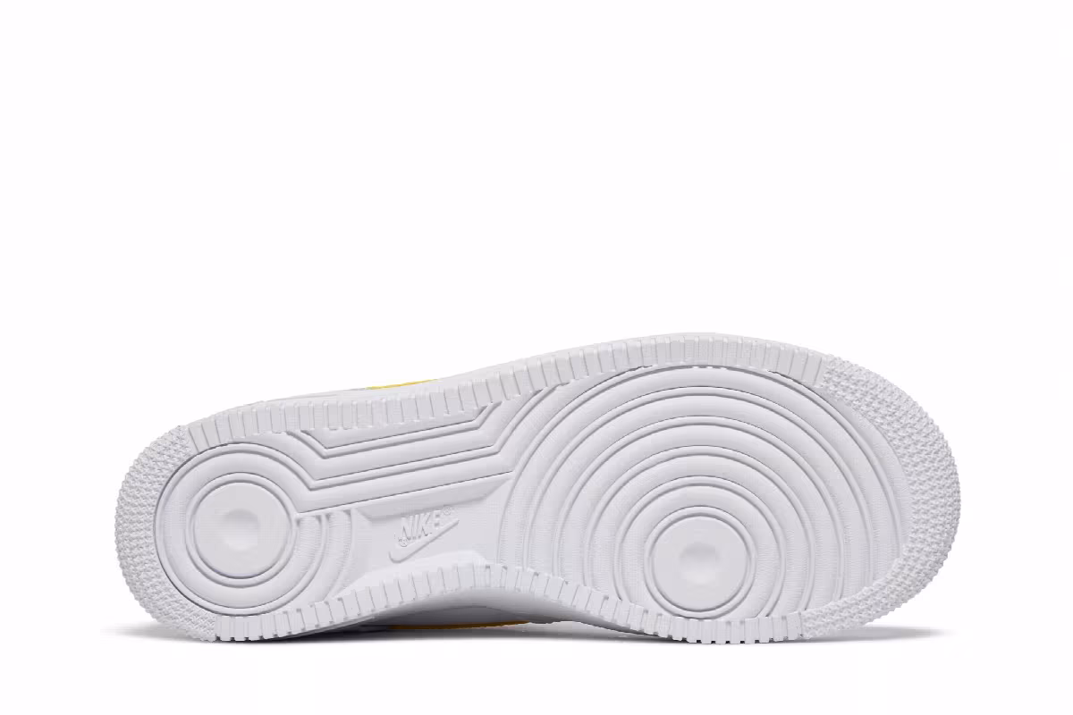 Nike Women's Air Force 1 White Light Citron, view 5