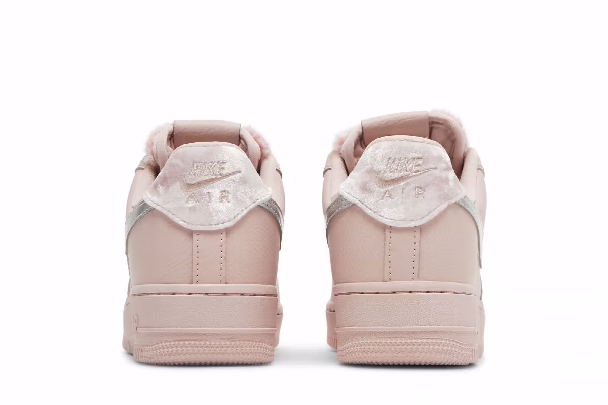 Nike Women's Air Force 1 Faux Sherpa Fur, view 7