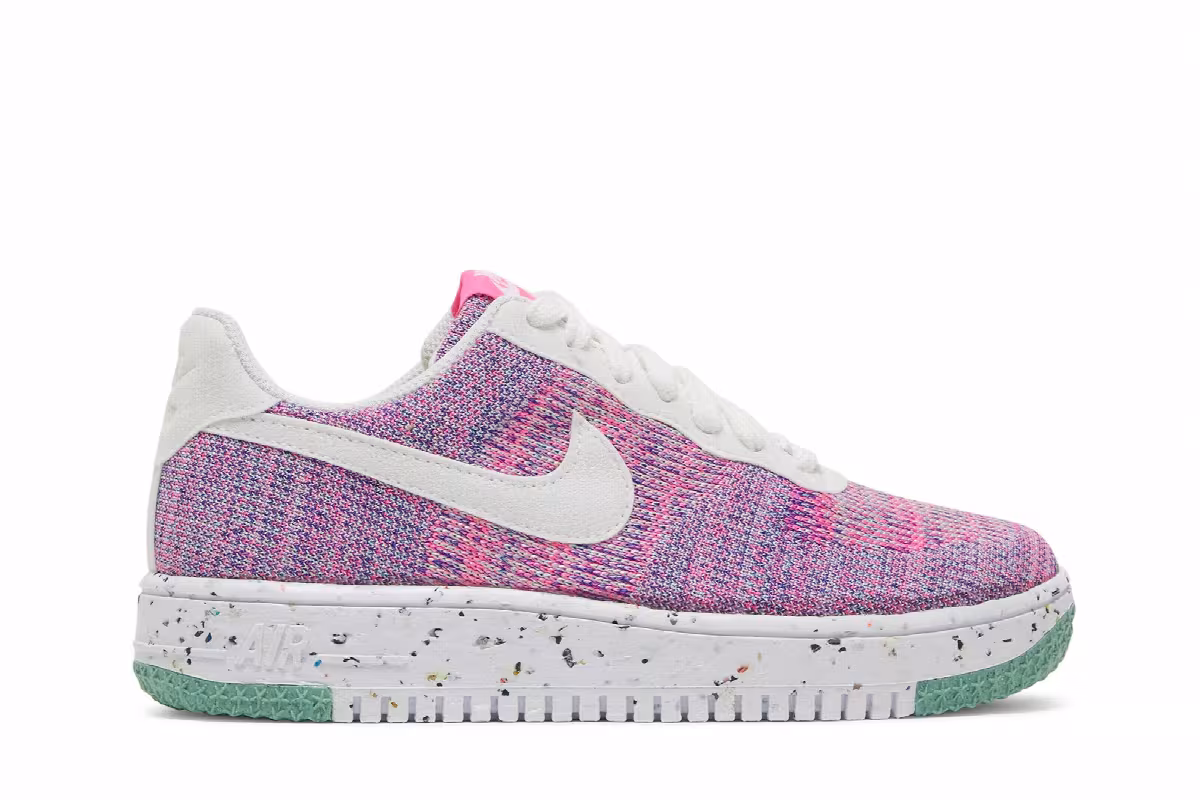 Nike Women's Air Force 1 Crater Flyknit Fuchsia Glow, view 2