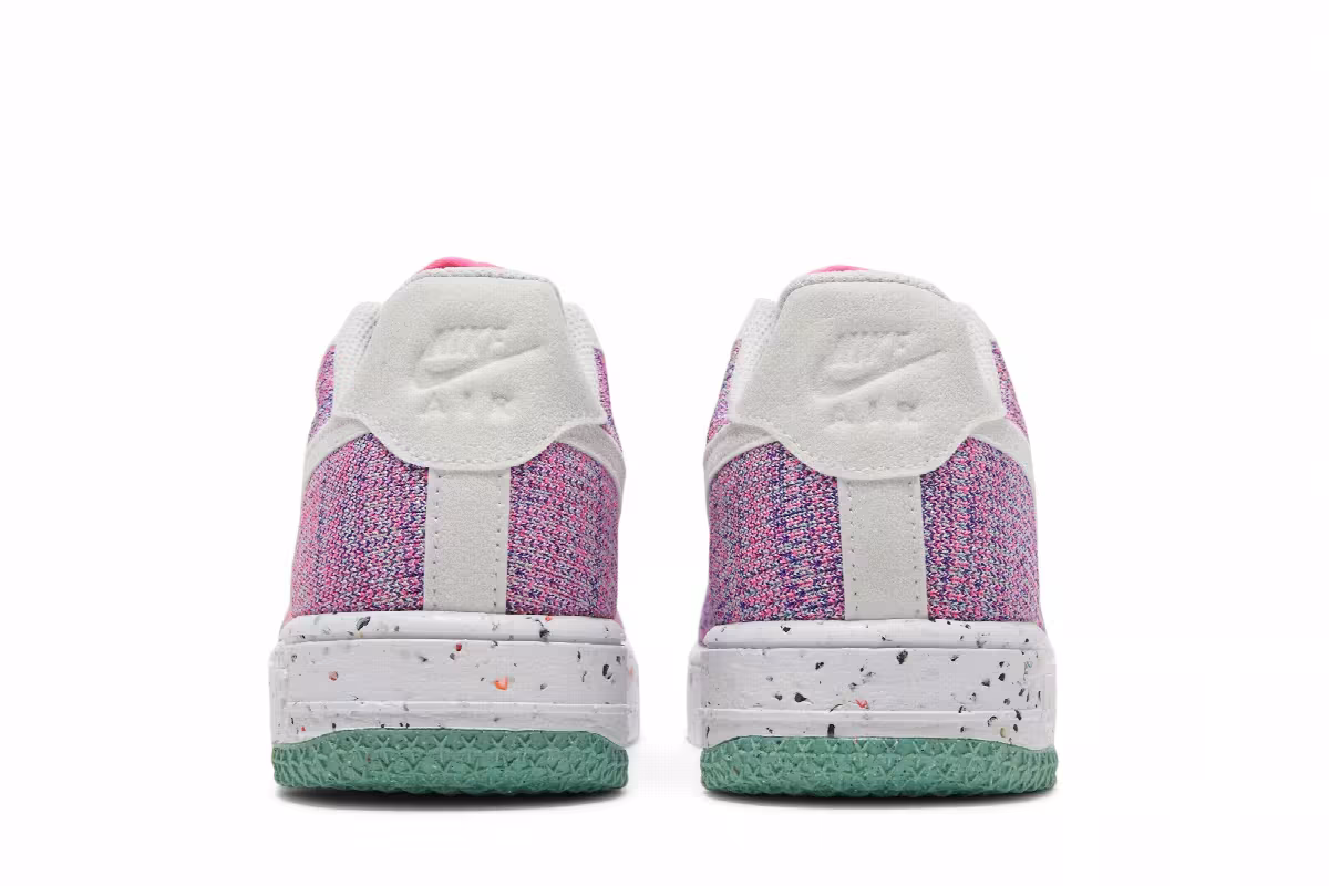 Nike Women's Air Force 1 Crater Flyknit Fuchsia Glow, view 7