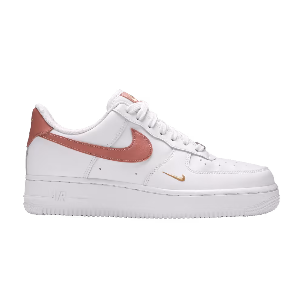 Nike Women's Air Force 1 White Rust Pink