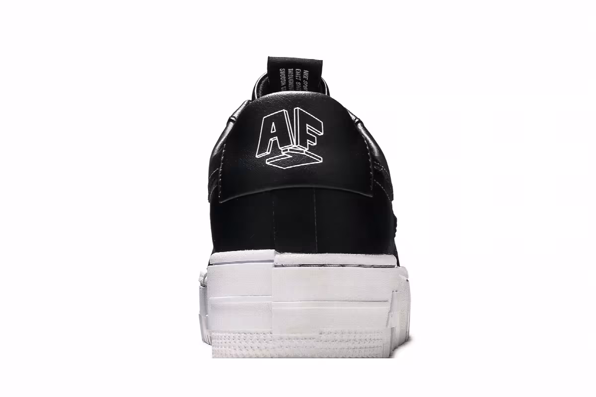 Nike Women's Air Force 1 Pixel Black, view 8