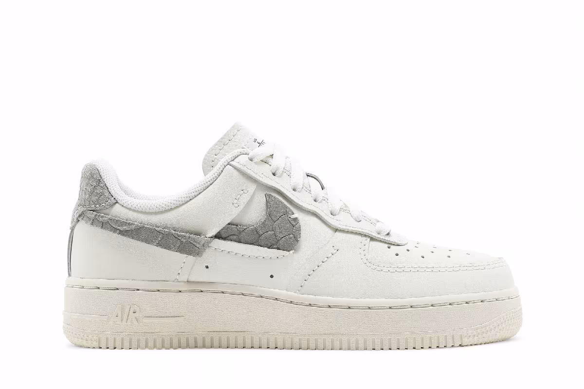 Nike Women's Air Force 1 LXX Sea Glass Python, view 2