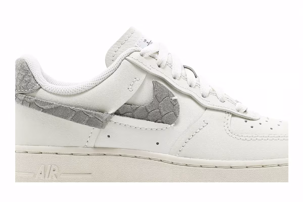 Nike Women's Air Force 1 LXX Sea Glass Python, view 3