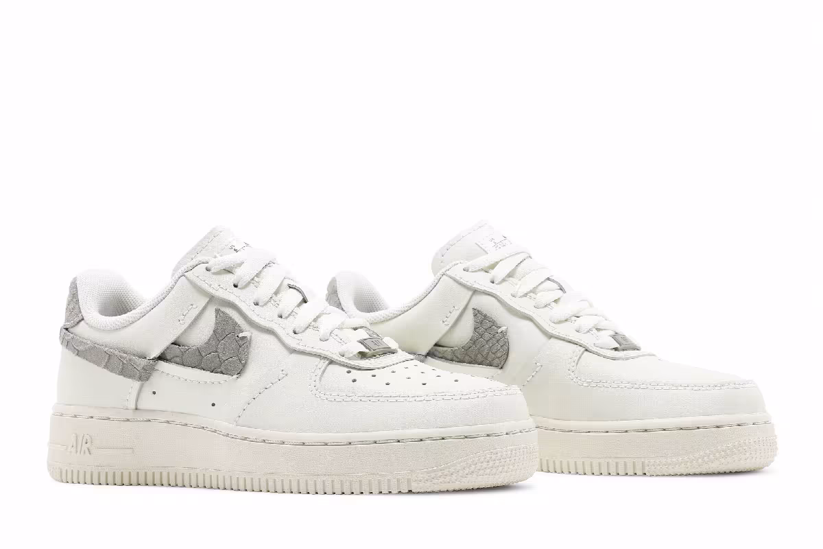 Nike Women's Air Force 1 LXX Sea Glass Python, view 9
