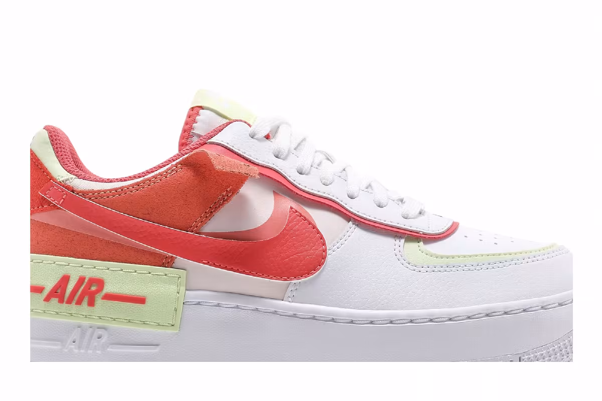Nike Women's Air Force 1 Shadow White Magic Ember, view 3