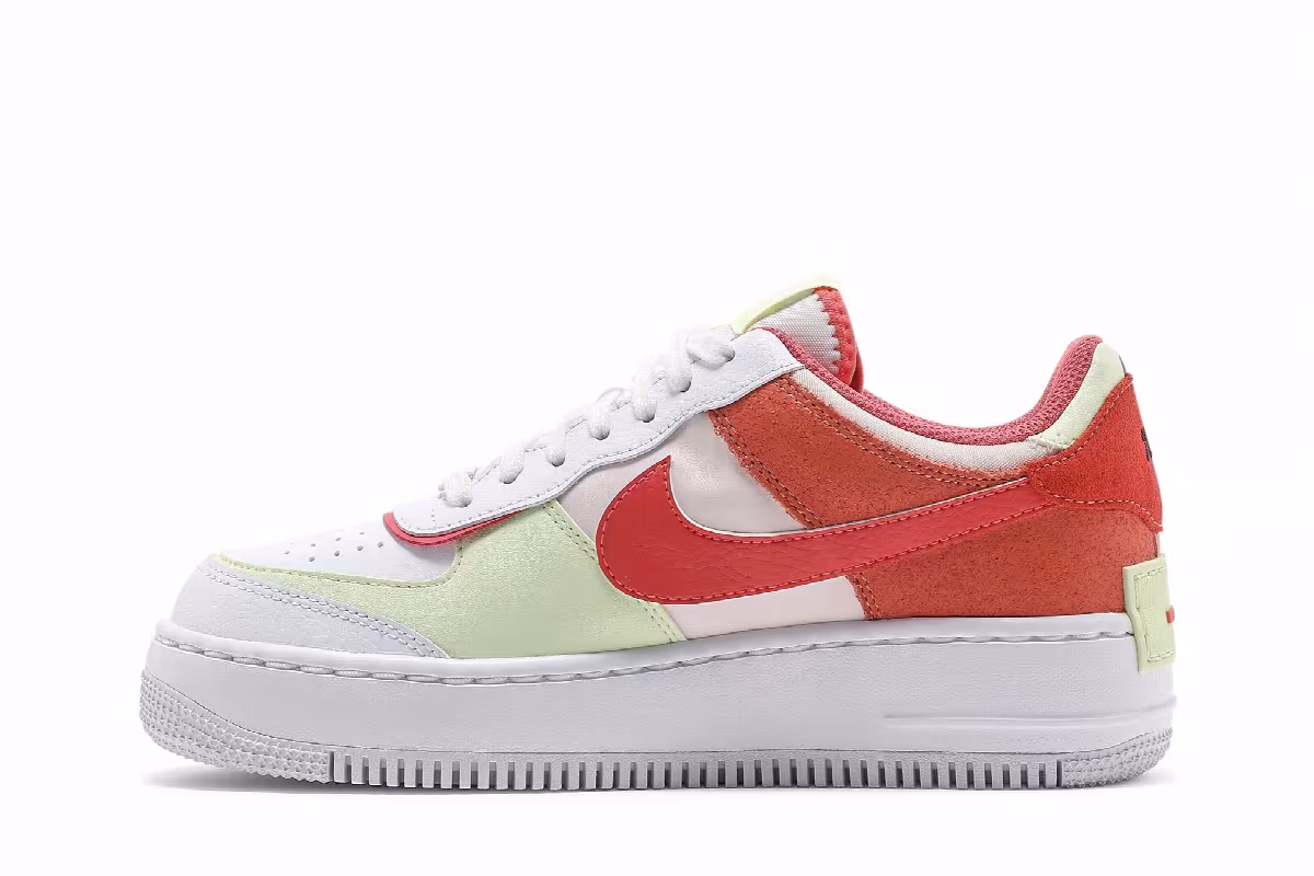 Nike Women's Air Force 1 Shadow White Magic Ember, view 4