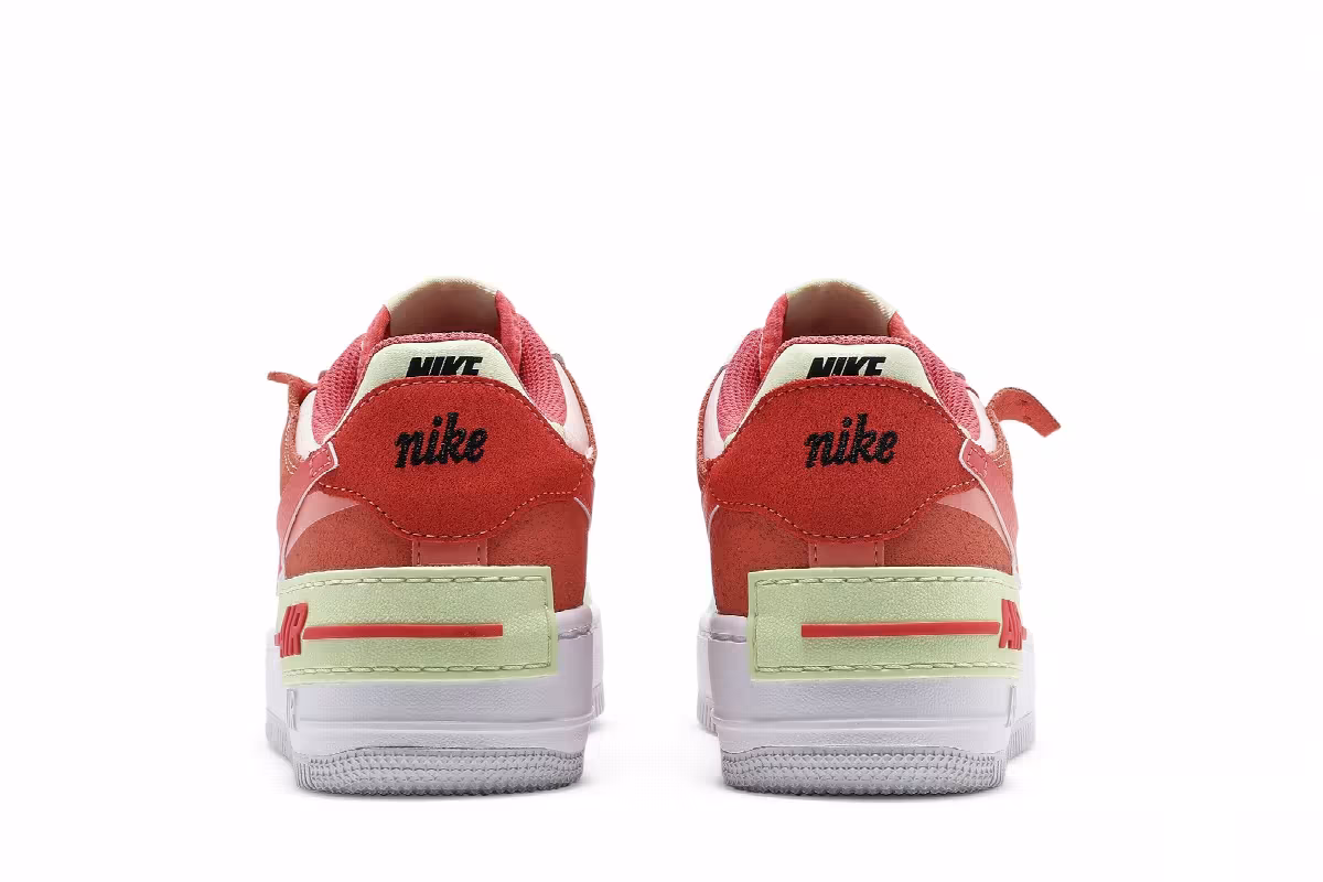 Nike Women's Air Force 1 Shadow White Magic Ember, view 7