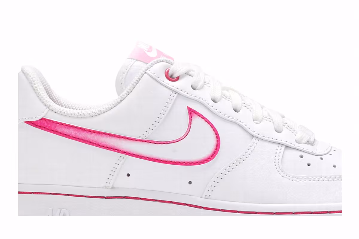 Nike Women's Air Force 1 Low Airbrush Pink Gradient, view 3