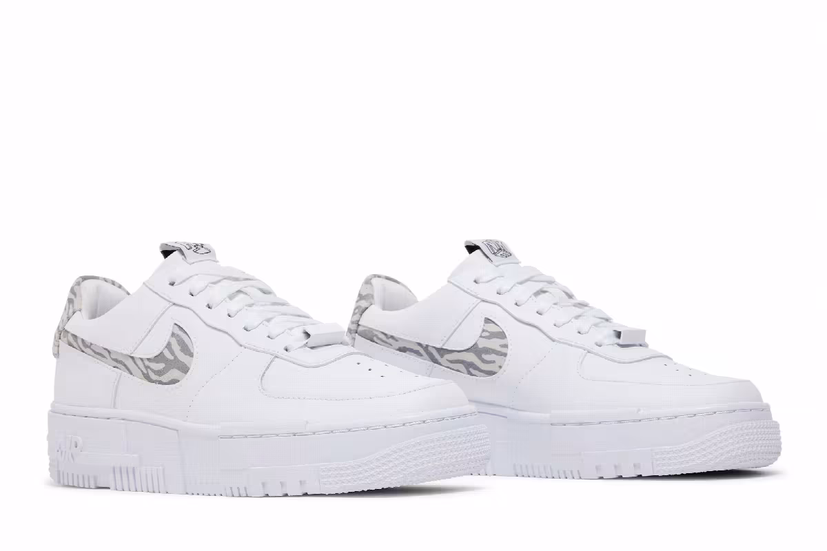 Nike Women's Air Force 1 Pixel SE Zebra, view 9