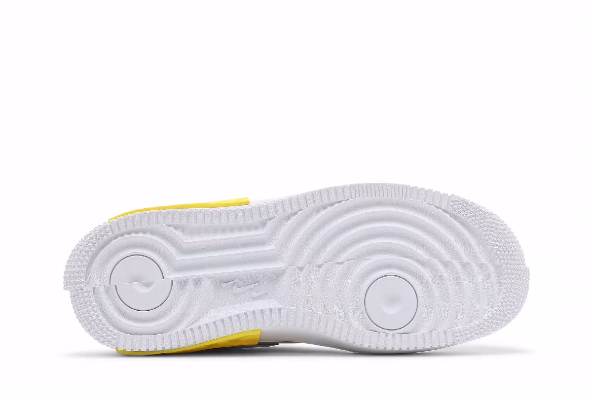 Nike Women's Air Force 1 Fontanka White Opti Yellow, view 5