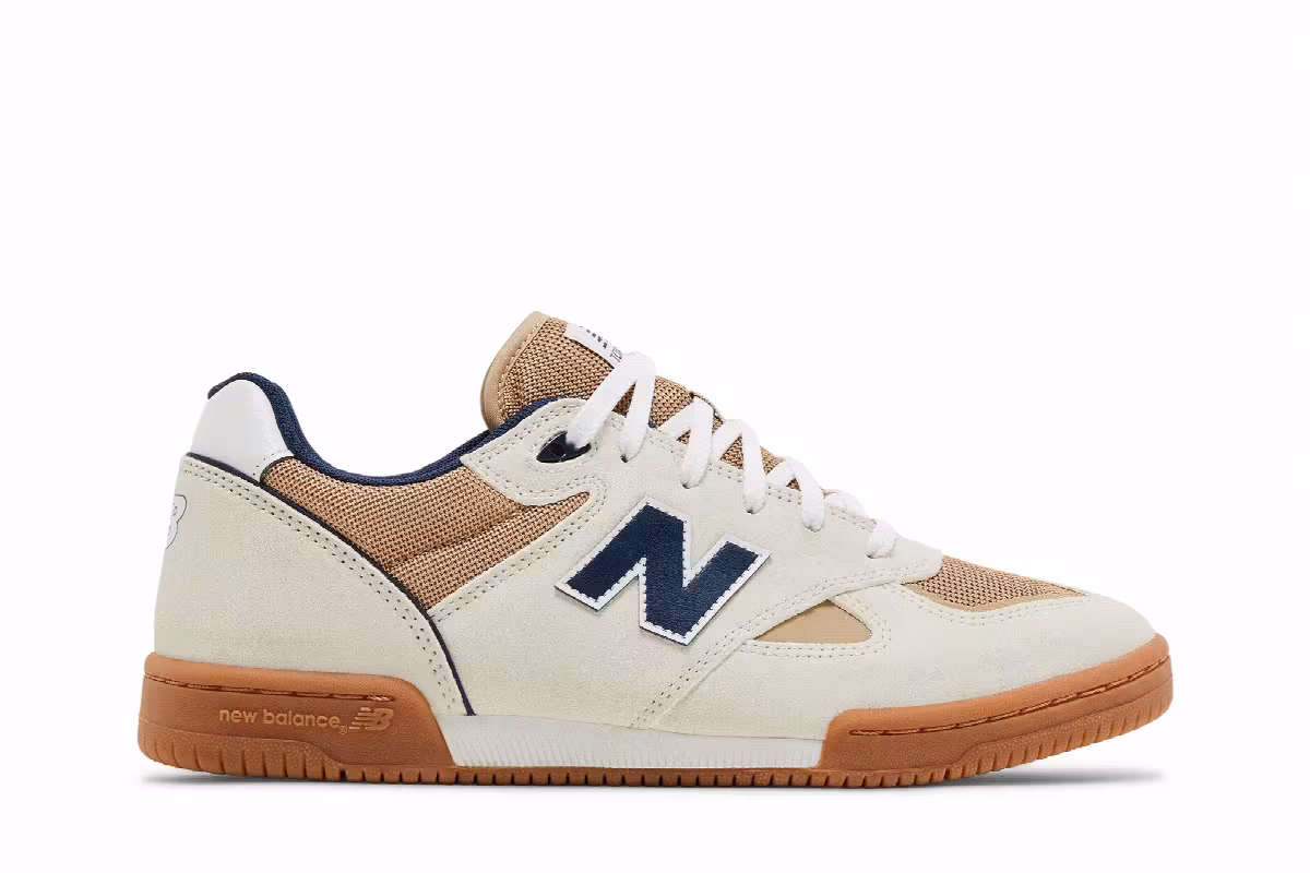 Tom Knox x New Balance Numeric 600 Sea Salt Navy Gum, view 2