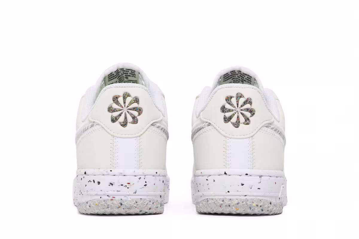 Nike Women's Air Force 1 Crater White, view 7