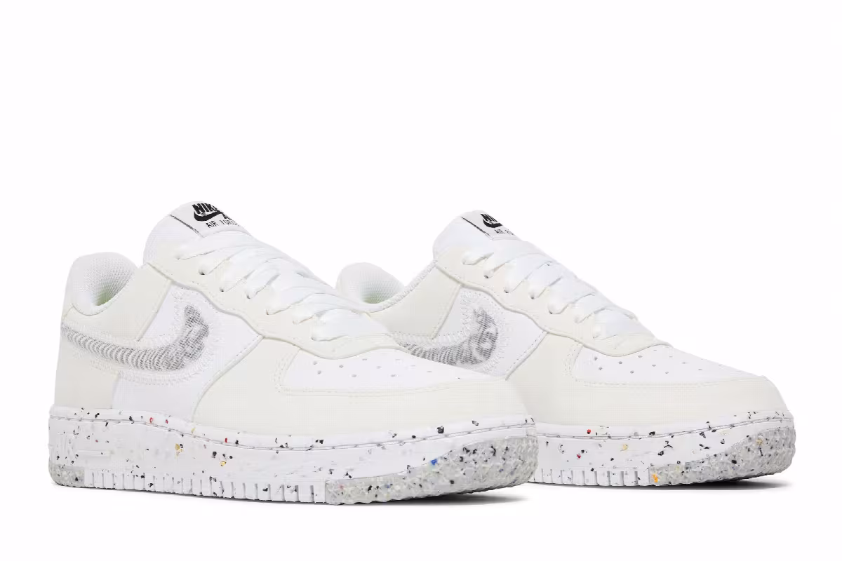 Nike Women's Air Force 1 Crater White, view 9