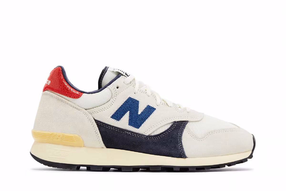 Aimé Leon Dore x New Balance 475 White Blue Red, view 2