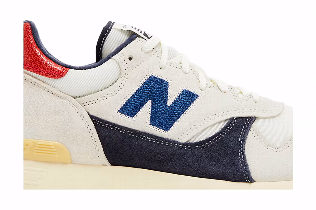 Aimé Leon Dore x New Balance 475 White Blue Red, view 3