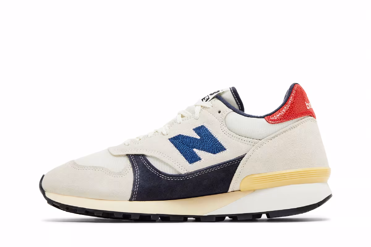 Aimé Leon Dore x New Balance 475 White Blue Red, view 4