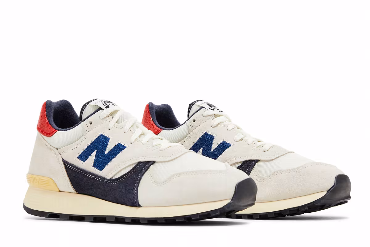 Aimé Leon Dore x New Balance 475 White Blue Red, view 9