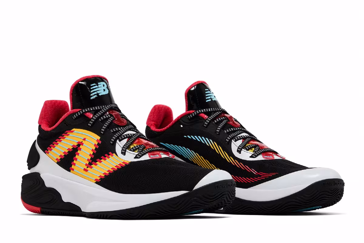 New Balance Two WXY V5 Black Blast Red, view 9