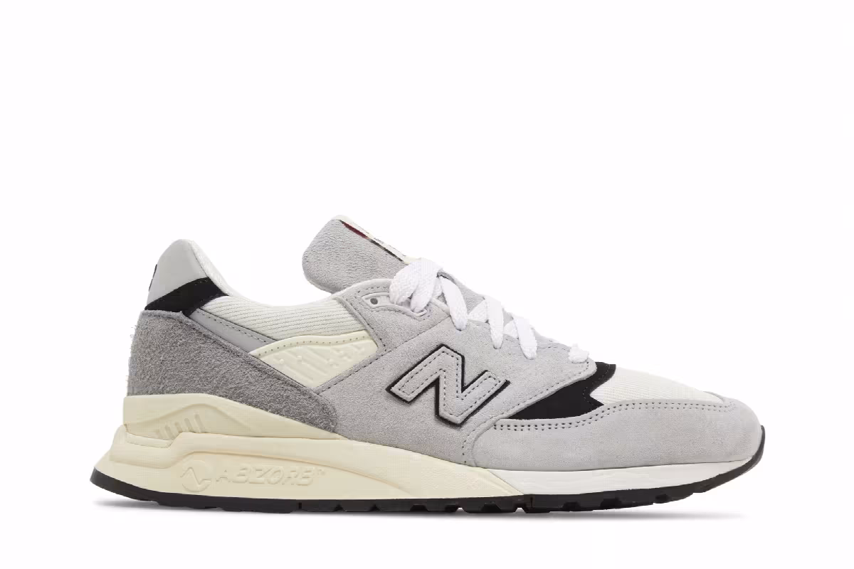 Teddy Santis x New Balance 998 Made in USA Grey Black, view 2