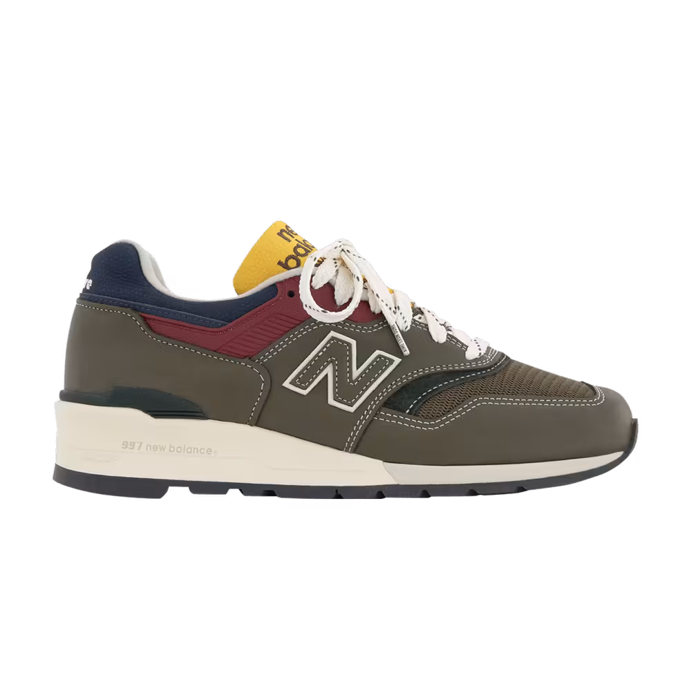 Aimé Leon Dore x New Balance 997 Made in USA Dark Moss Angora