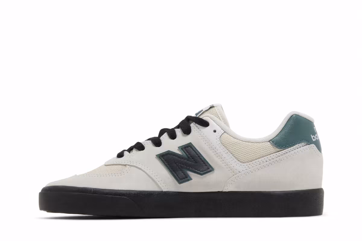 New Balance Numeric 574 Vulc Sea Salt Black, view 4