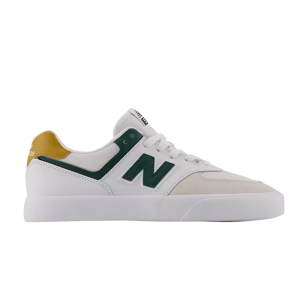 New Balance Numeric 574 Vulc White Nightwatch Green