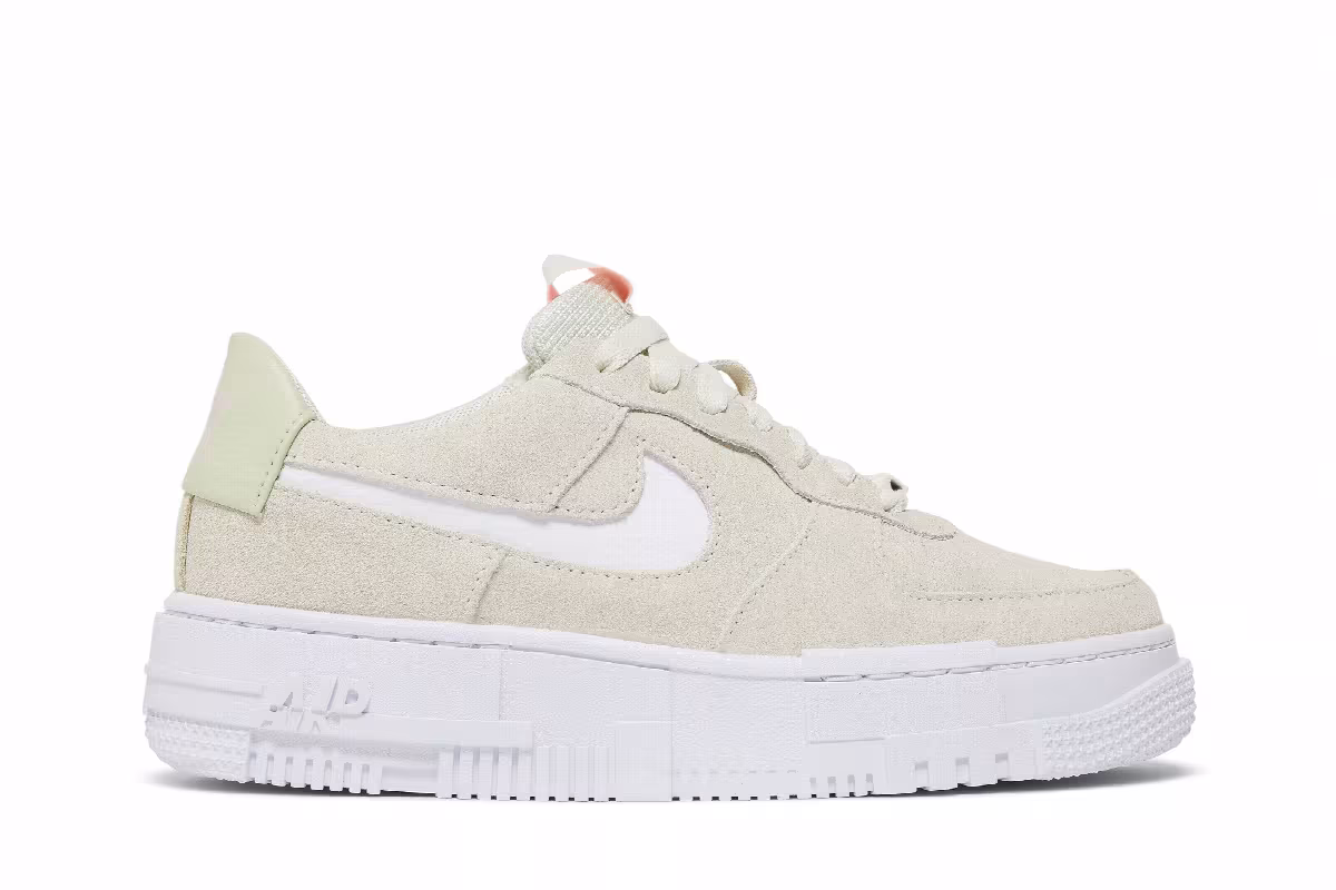 Nike Women's Air Force 1 Pixel Olive Aura, view 2