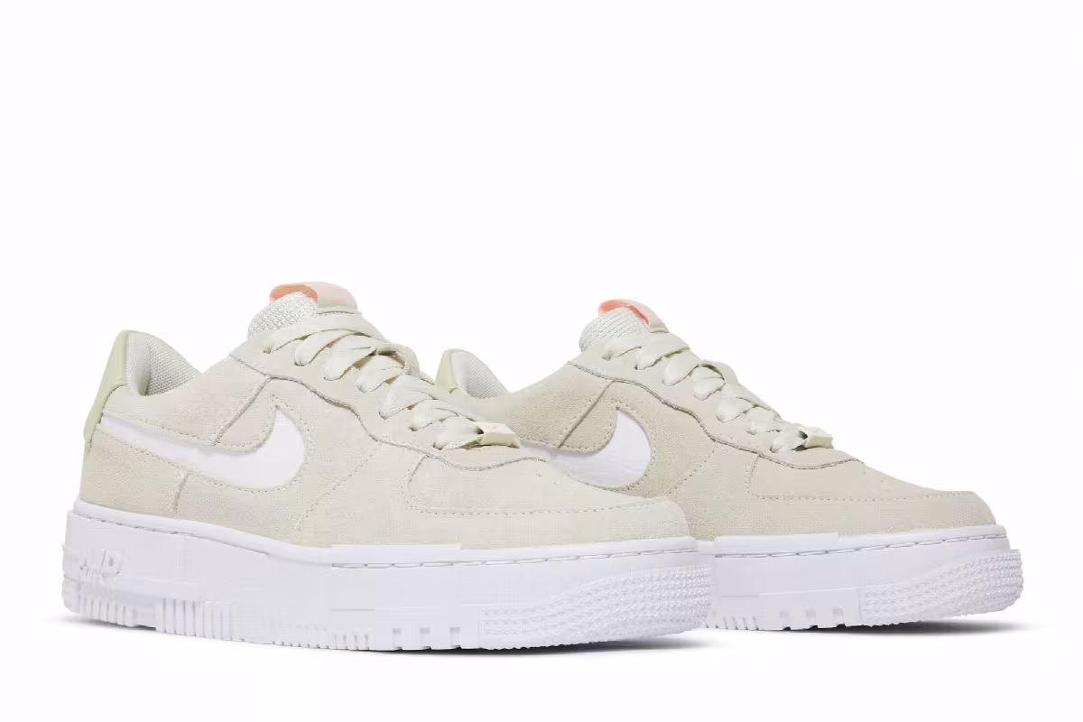 Nike Women's Air Force 1 Pixel Olive Aura, view 9