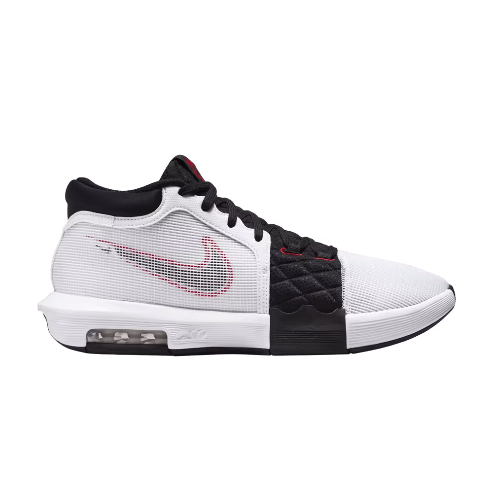 Nike LeBron Witness 8 White University Red Black