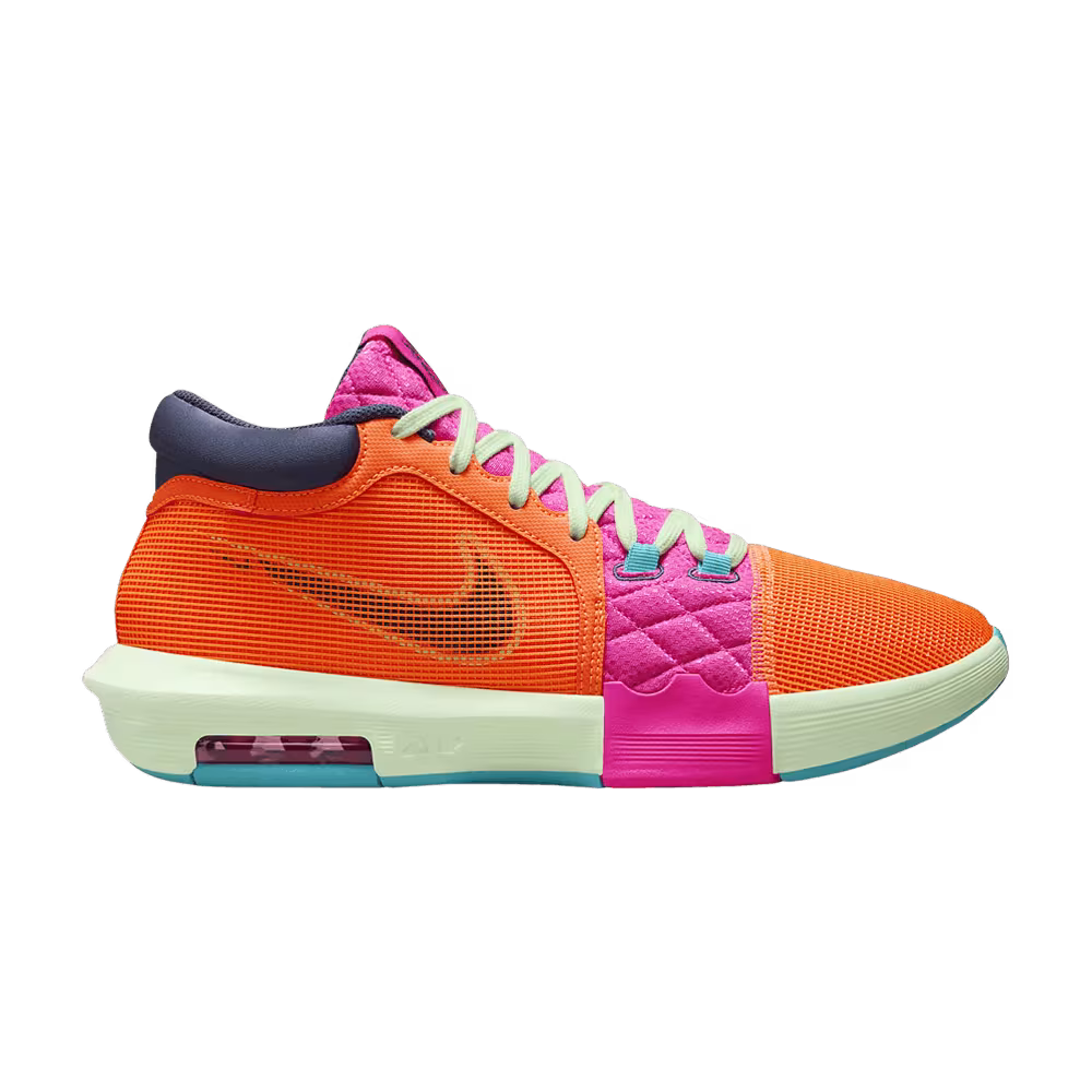Nike LeBron Witness 8 Total Orange Laser Fuchsia