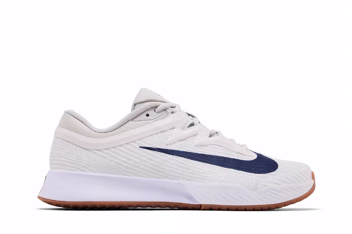 NikeCourt Air Zoom Vapor Pro 3 HC Light Bone Binary Blue, view 2