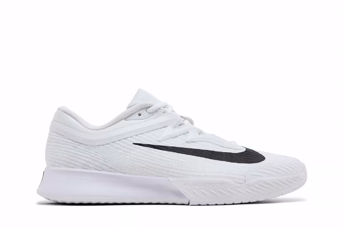 NikeCourt Air Zoom Vapor Pro 3 HC White Black, view 2