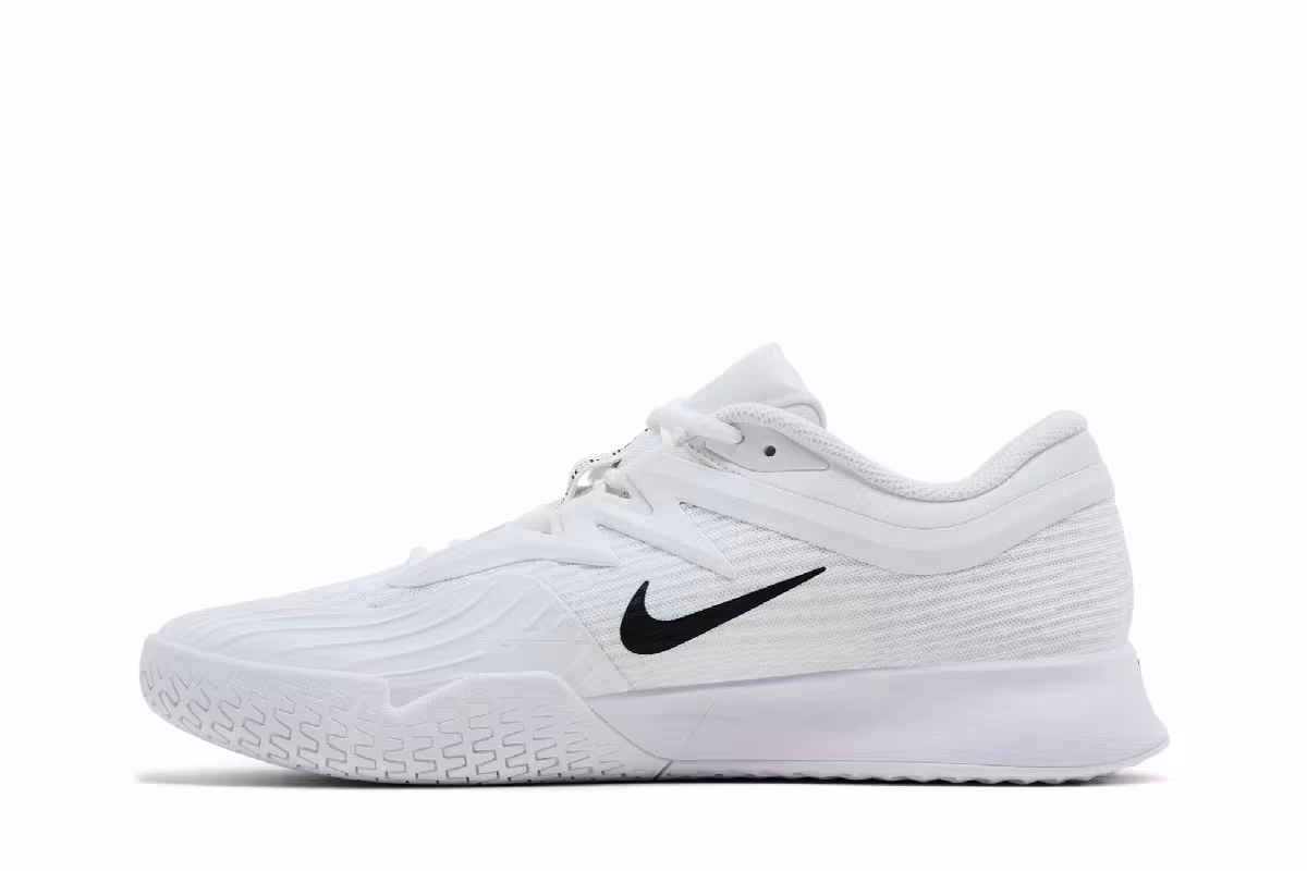 NikeCourt Air Zoom Vapor Pro 3 HC White Black, view 4