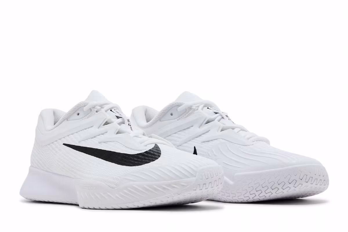 NikeCourt Air Zoom Vapor Pro 3 HC White Black, view 9