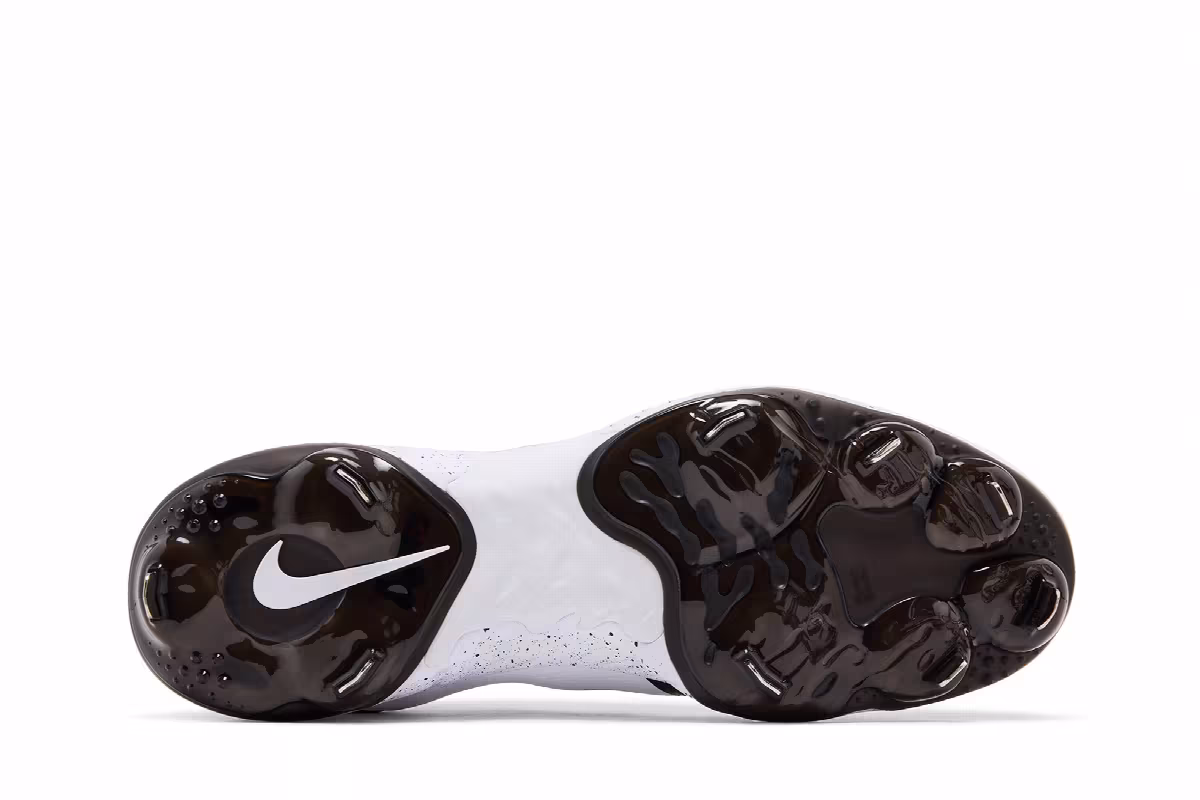 Nike Alpha Huarache Elite 4 Low White Black, view 5