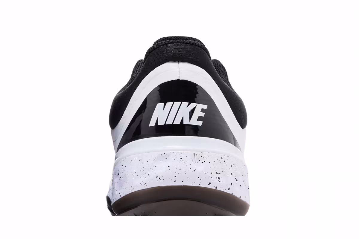 Nike Alpha Huarache Elite 4 Low White Black, view 8