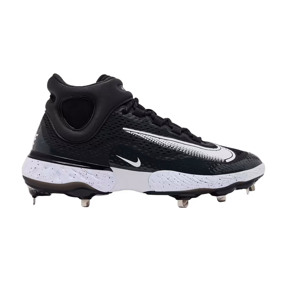 Nike Alpha Huarache Elite 4 Mid Black Dark Smoke Grey